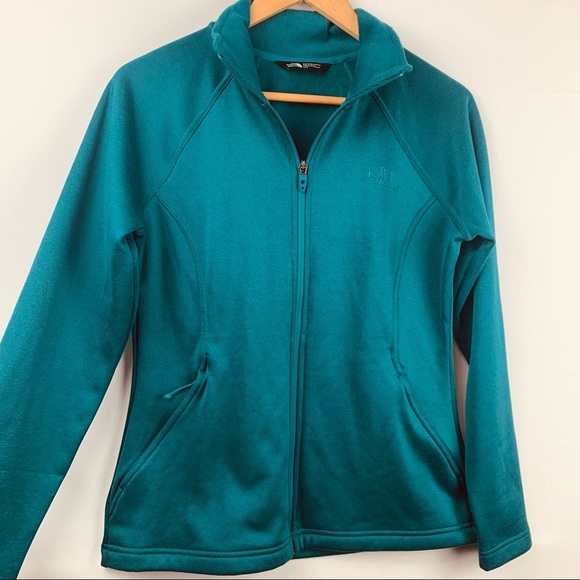 The North Face Teal Green Zip Up Jacket - Picture 3 of 16